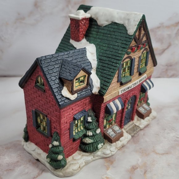 Village Square Thomas' Fish Shoppe Christmas Vintage 1995 - Picture 3 of 8